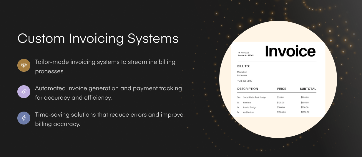 Custom Invoicing